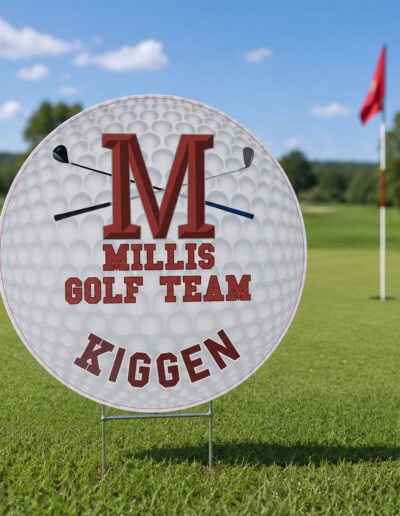 Custom Sports Yard Signs for Teams and Players