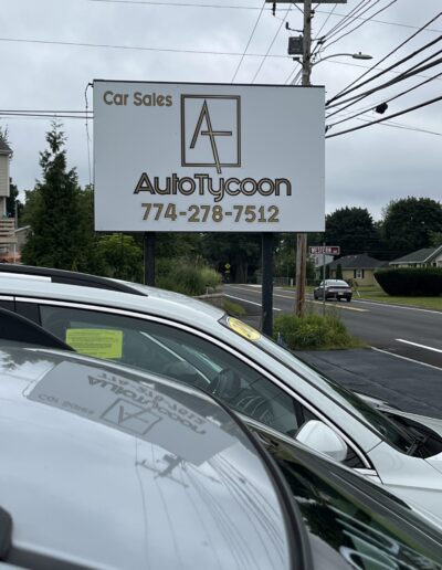 Custom business signs from Our Town Publishing